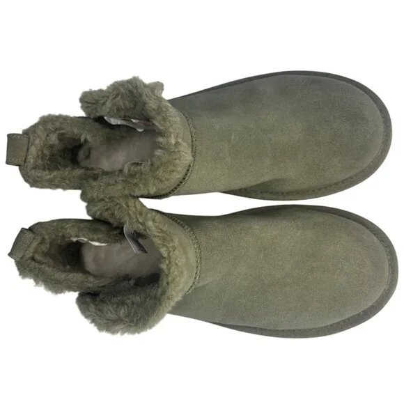 UGG Koolaburra By UGG Women's Koola Ultra Mini Booties Green, Size 8 NEW - Picture 4 of 5